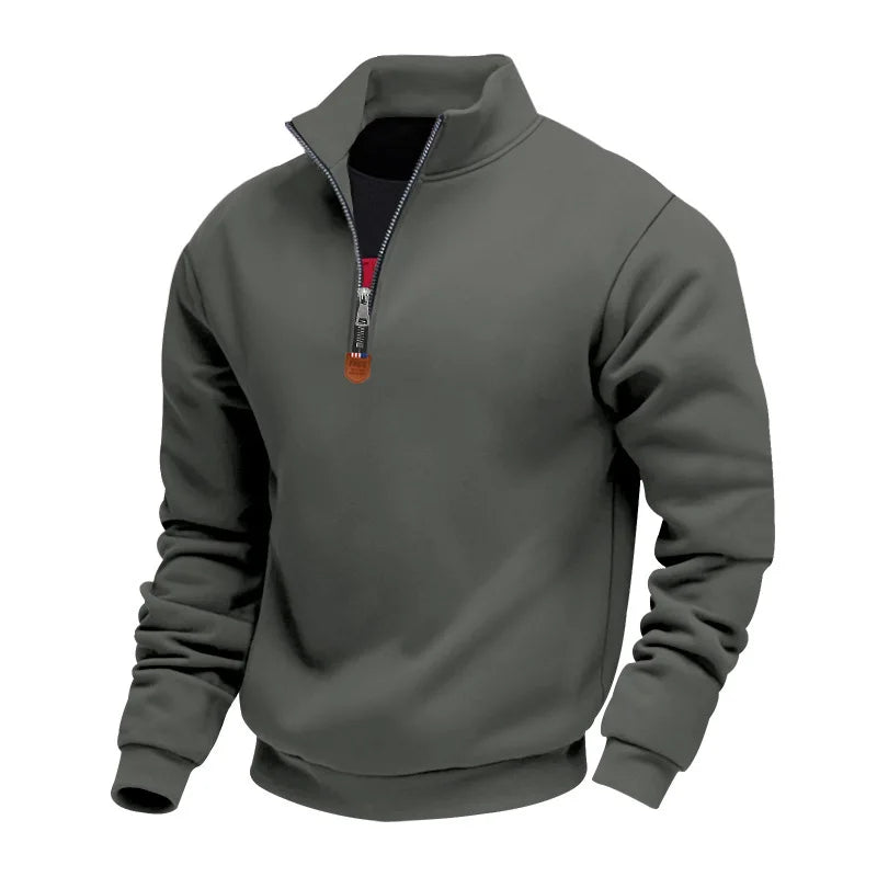 Men's Long-Sleeve Fleece Pullover