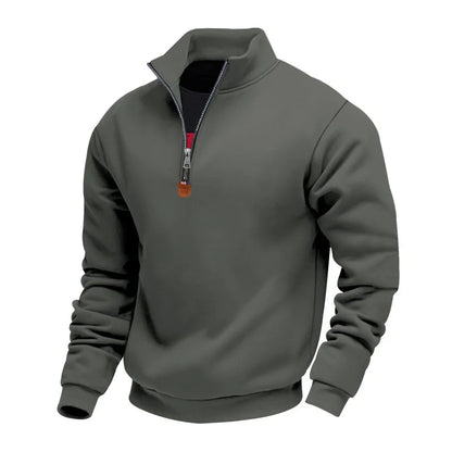 Men's Long-Sleeve Fleece Pullover