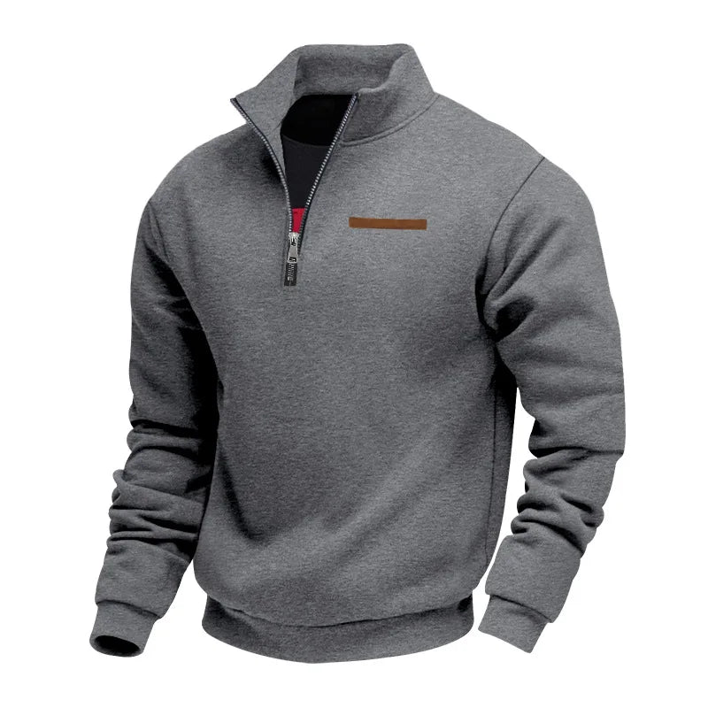 Men's Long-Sleeve Fleece Pullover