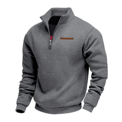 Men's Long-Sleeve Fleece Pullover