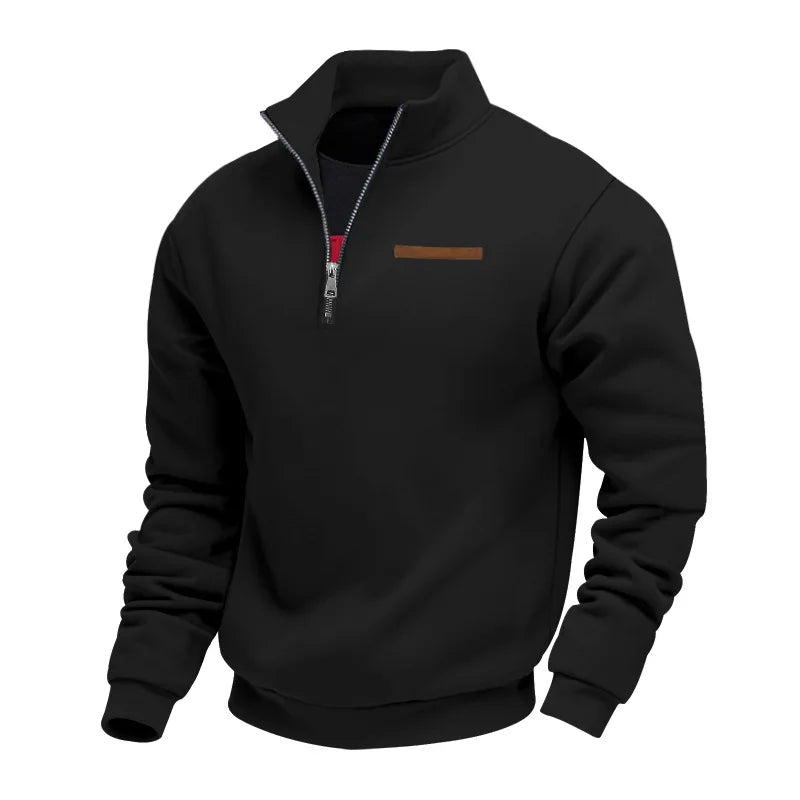 Men's Long-Sleeve Fleece Pullover