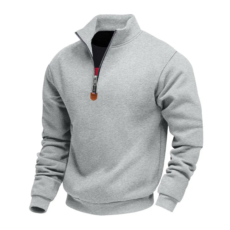 Men's Long-Sleeve Fleece Pullover