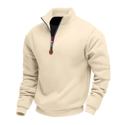 Men's Long-Sleeve Fleece Pullover