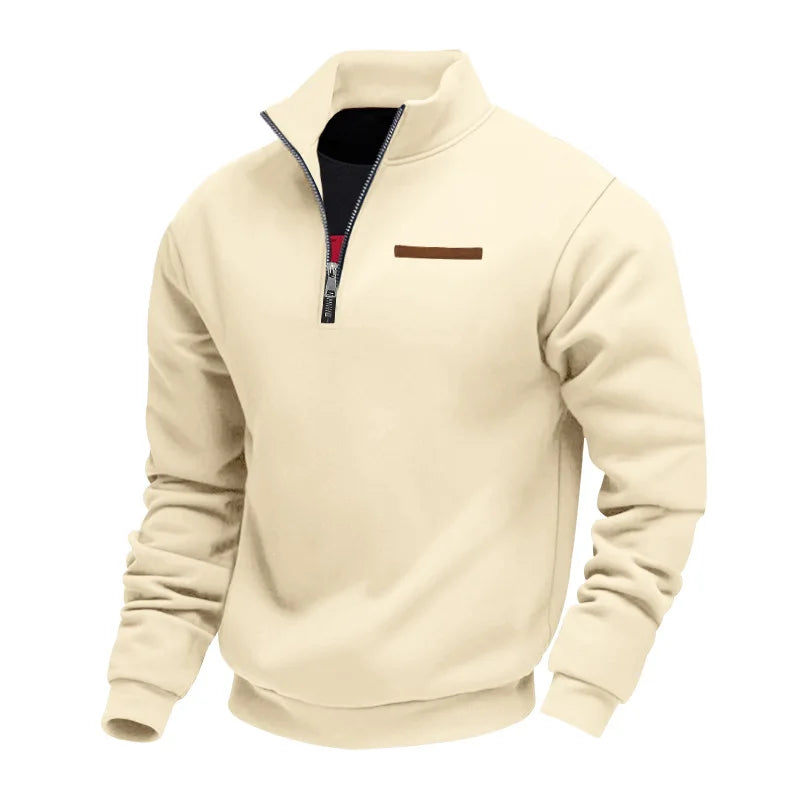 Men's Long-Sleeve Fleece Pullover