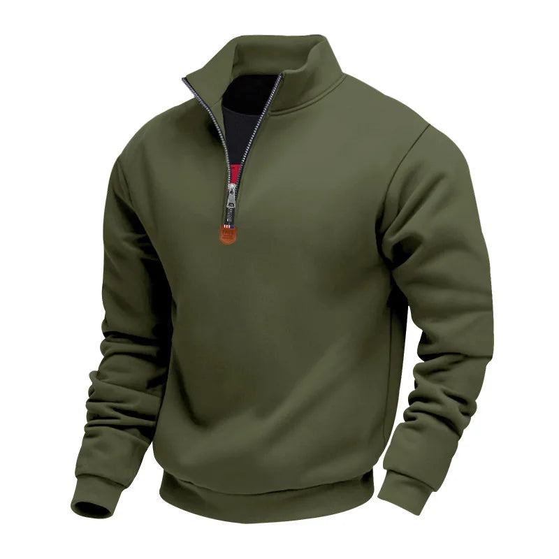 Men's Long-Sleeve Fleece Pullover