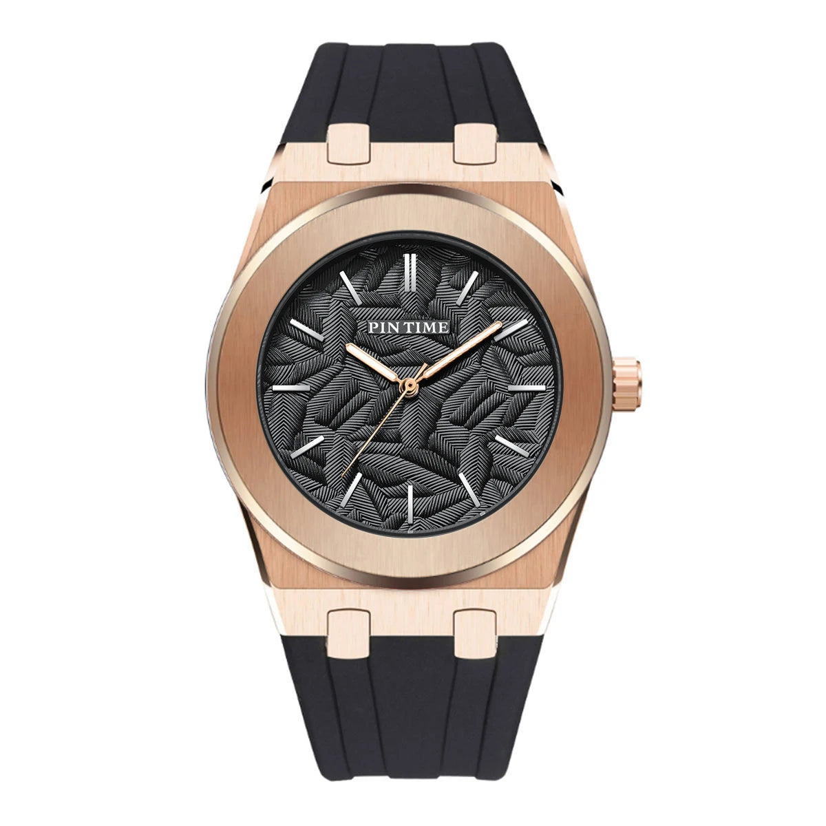 Classic Men's Casual Quartz Watch - Waterproof with Silicone Strap