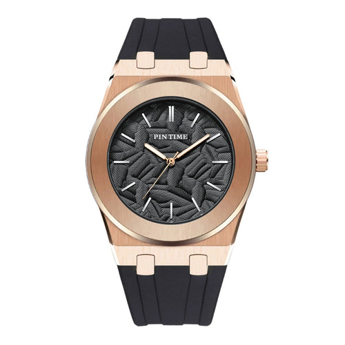 Classic Men's Casual Quartz Watch - Waterproof with Silicone Strap