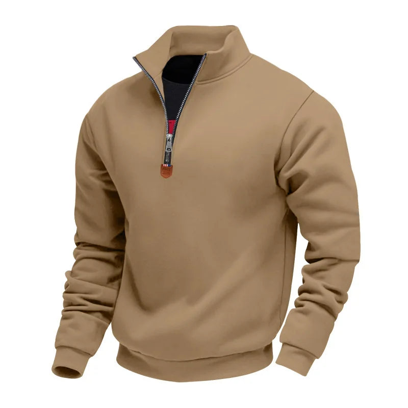 Men's Long-Sleeve Fleece Pullover