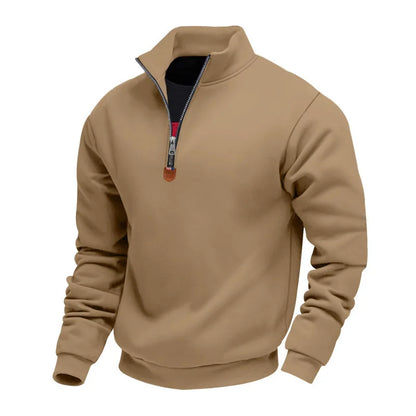 Men's Long-Sleeve Fleece Pullover