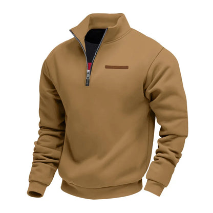 Men's Long-Sleeve Fleece Pullover