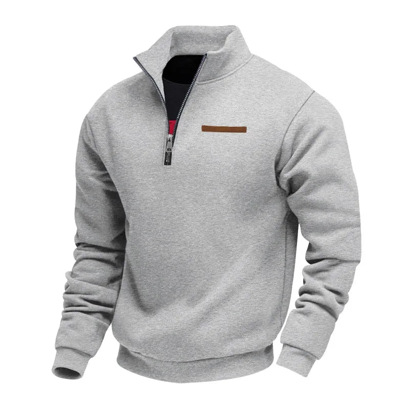 Men's Long-Sleeve Fleece Pullover