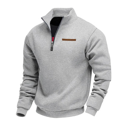 Men's Long-Sleeve Fleece Pullover