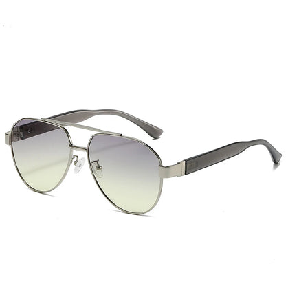 Vintage Double Bridge Pilot Sunglasses