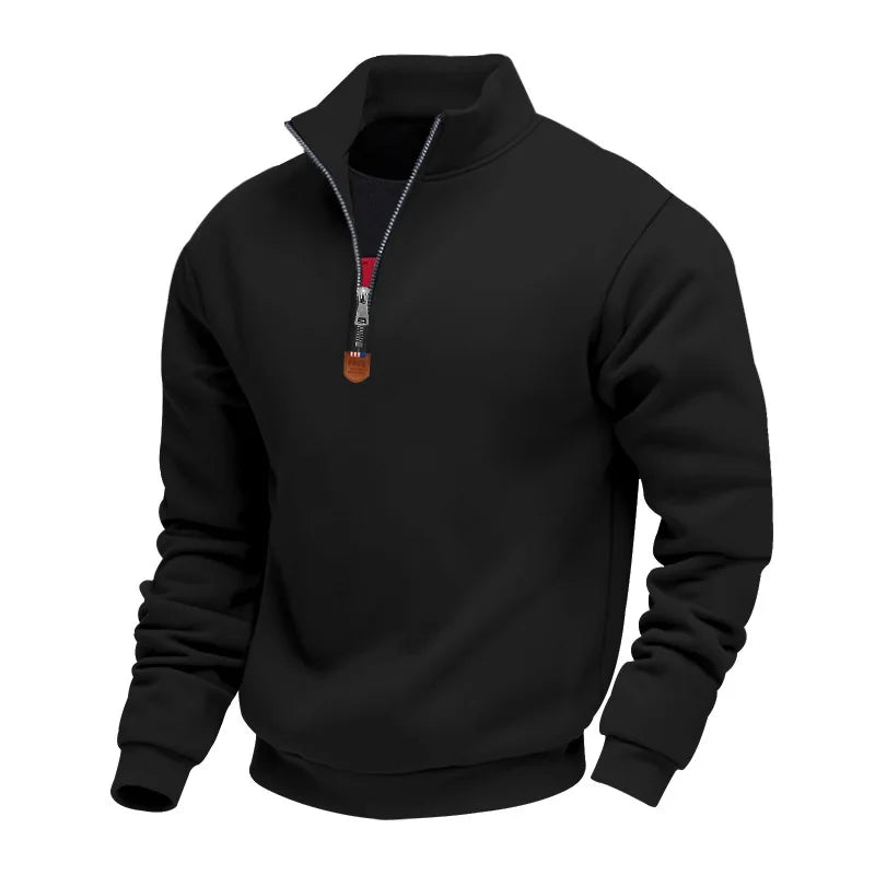 Men's Long-Sleeve Fleece Pullover