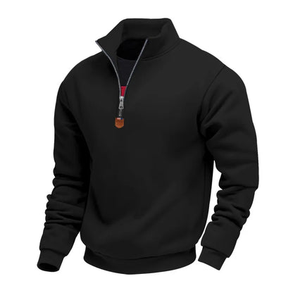 Men's Long-Sleeve Fleece Pullover