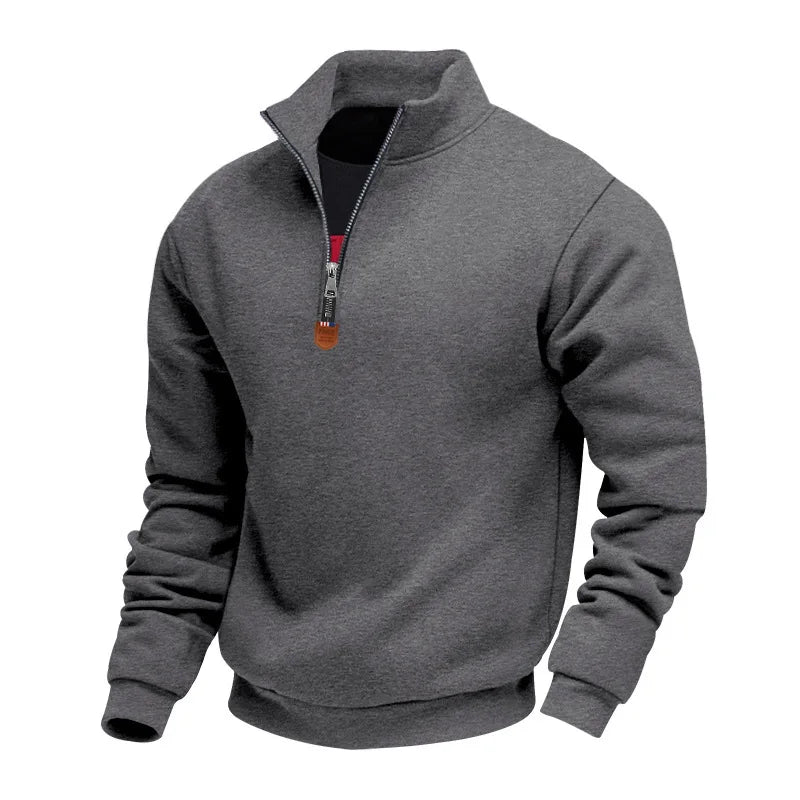 Men's Long-Sleeve Fleece Pullover