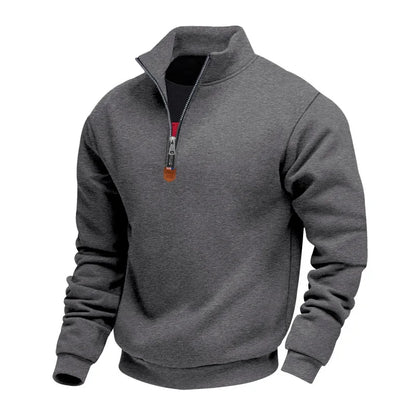Men's Long-Sleeve Fleece Pullover