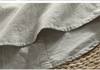 Men's Premium Linen-Cotton Pullover Shirt